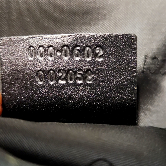 VTG Gucci Authentic 000062 Black Nylon Leather Handbag Shoulder Purse - Picture 4 of 16